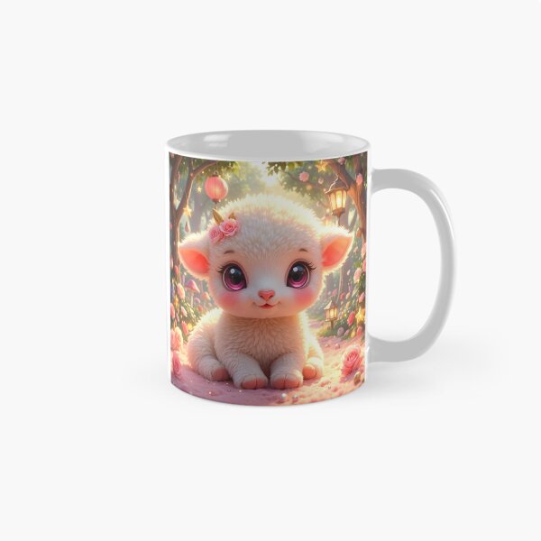 Item preview, Magical Baby Lamb in a Rose Garden designed and sold by Dragonfly-Magic.
