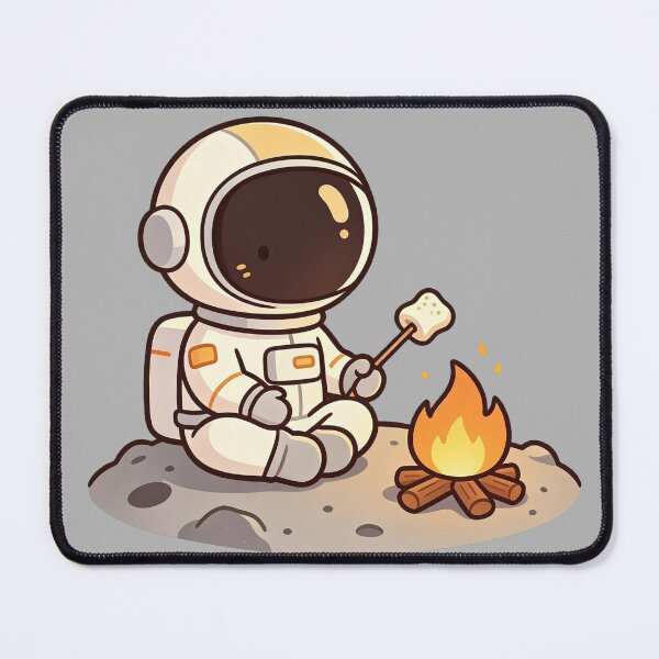 Item preview, Astronaut Camping on Moon - Space Bonfire designed and sold by TeyArtWork.