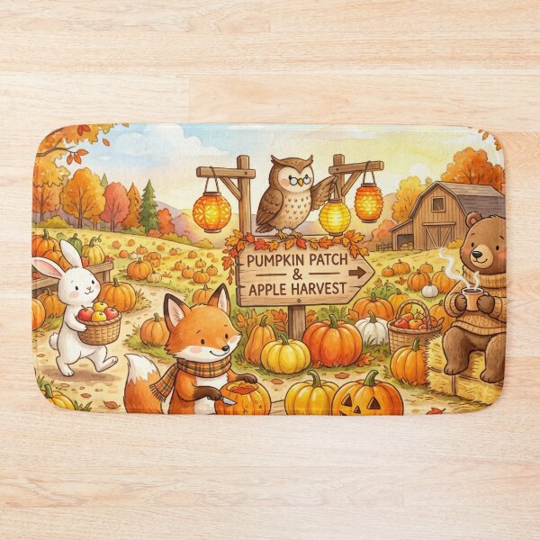 Item preview, Pumpkin Patch Gathering designed and sold by Thalora Store.