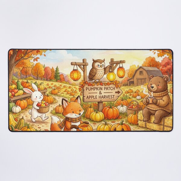 Item preview, Pumpkin Patch Gathering designed and sold by Thalora Store.