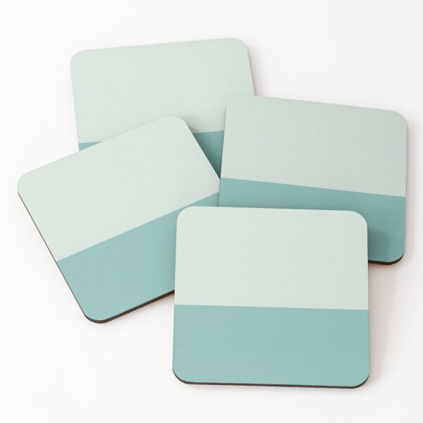Item preview, Soft Mint Green Abstract Art - Minimalist Color Block Print designed and sold by EllDAV777.