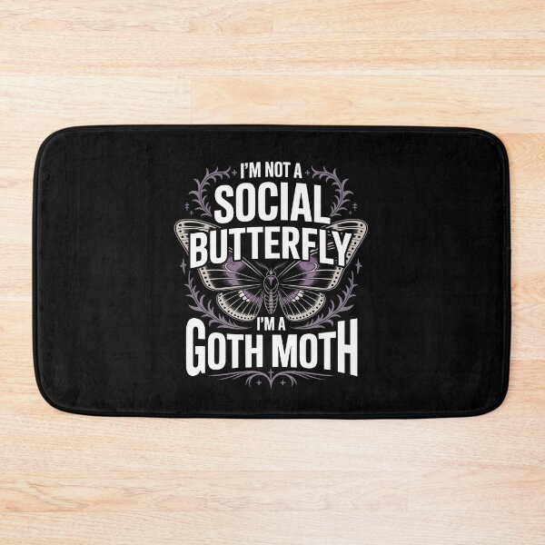 Item preview, I'm Not a Social Butterfly Im a Goth Moth Funny Introvert Gift designed and sold by Say It With Ink.