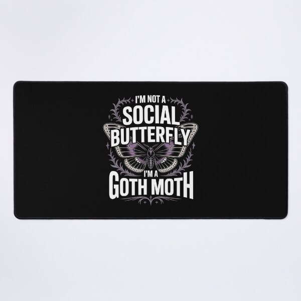 Item preview, I'm Not a Social Butterfly Im a Goth Moth Funny Introvert Gift designed and sold by Say It With Ink.