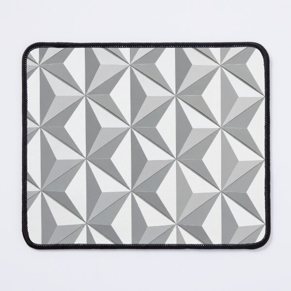Item preview, Simple Geometric Silver Sphere Spaceship Tomorrow Pattern designed and sold by pixiedustpaint.