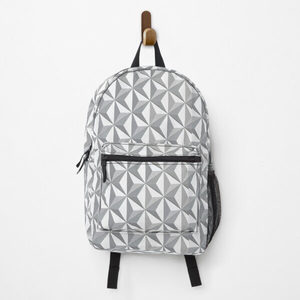 Item preview, Simple Geometric Silver Sphere Spaceship Tomorrow Pattern designed and sold by pixiedustpaint.