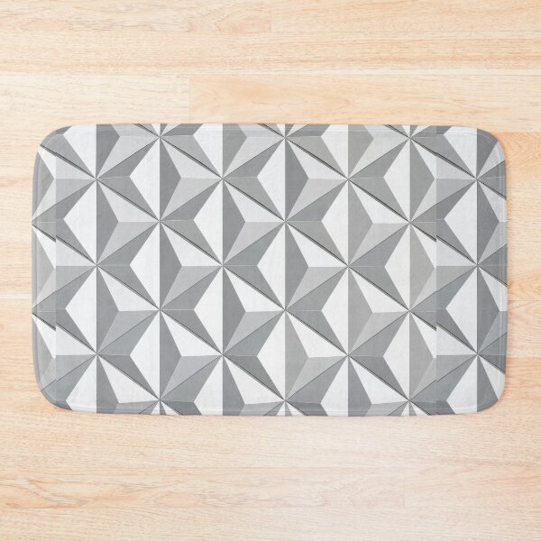 Item preview, Simple Geometric Silver Sphere Spaceship Tomorrow Pattern designed and sold by pixiedustpaint.