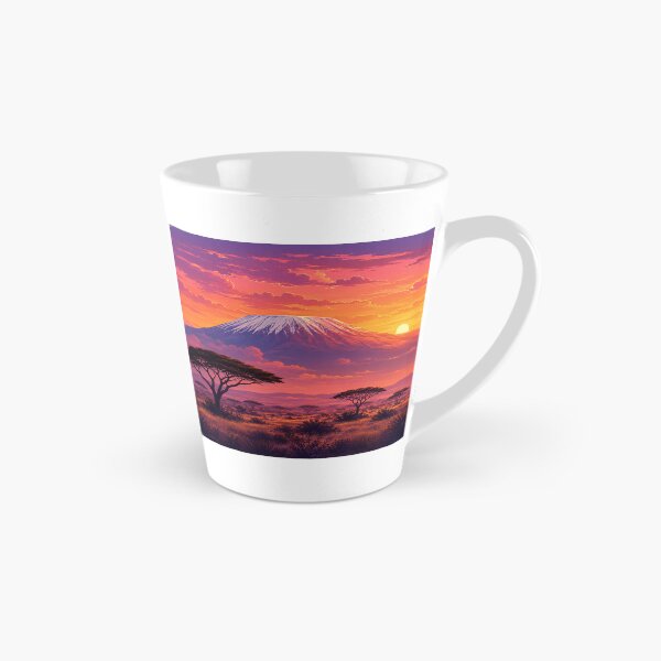 Item preview, Kilimanjaro Sunset Sky African Savanna Landscape designed and sold by NaphDesigns.
