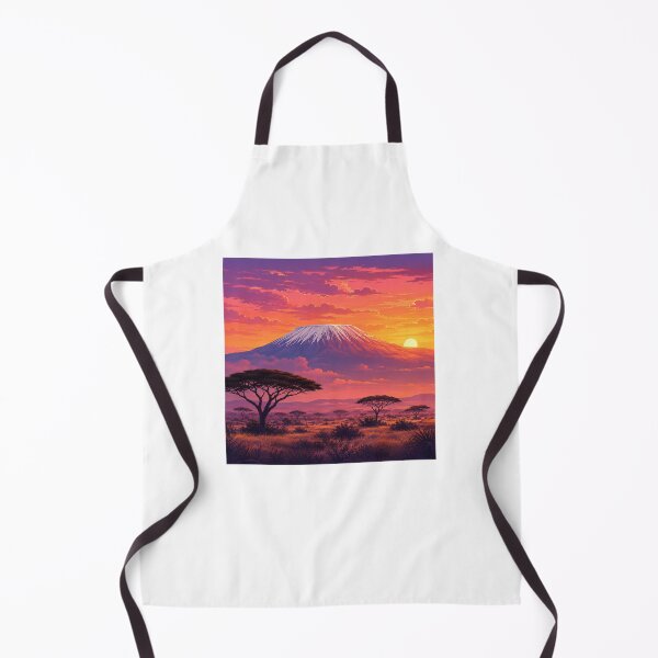 Item preview, Kilimanjaro Sunset Sky African Savanna Landscape designed and sold by NaphDesigns.