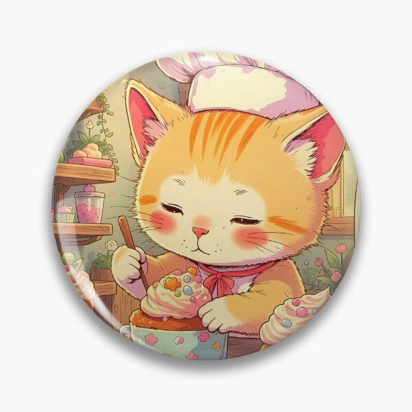 Item preview, Ginger Kitten Decorating Cupcakes in a Candy Bakery designed and sold by Dragonfly-Magic.