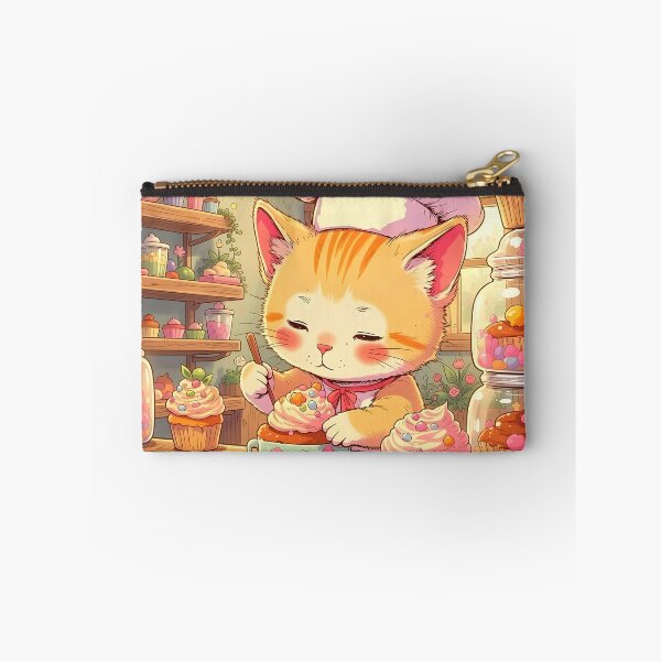 Item preview, Ginger Kitten Decorating Cupcakes in a Candy Bakery designed and sold by Dragonfly-Magic.