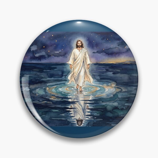 Item preview, Jesus Walking on Water at Night designed and sold by RRRShop.