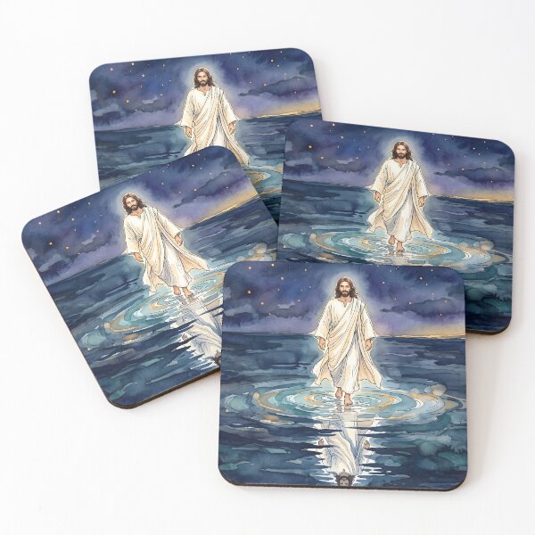 Item preview, Jesus Walking on Water at Night designed and sold by RRRShop.