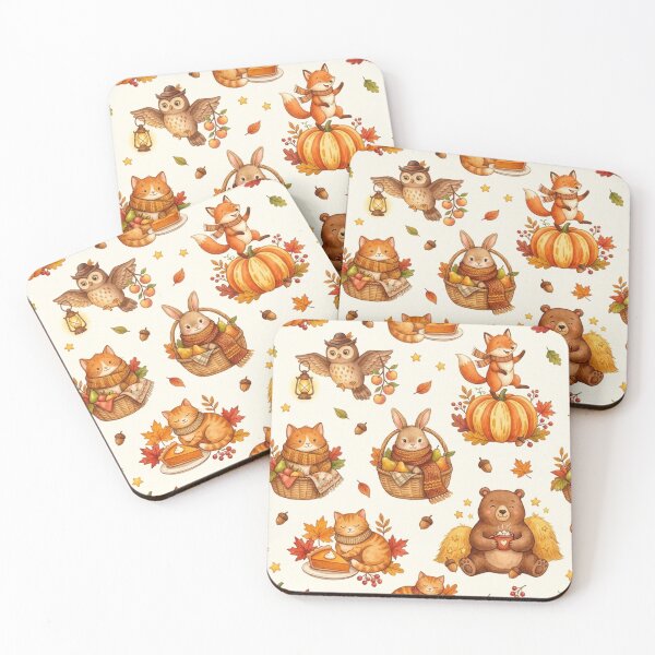 Item preview, Harvest Cozy Pattern designed and sold by Thalora Store.