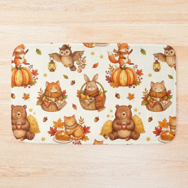 Item preview, Harvest Cozy Pattern designed and sold by Thalora Store.