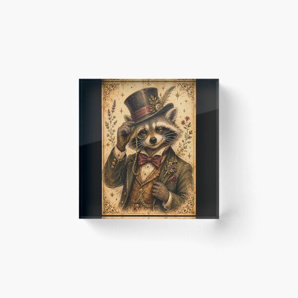 Item preview, Dapper Racoon - Vintage  designed and sold by Midnight-Moss.