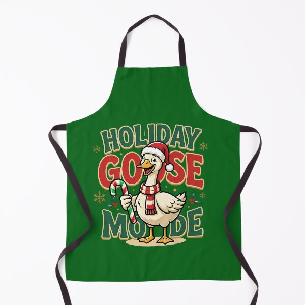 Item preview, Holiday Goose Mode Christmas Goose Shirt Funny Goose Lover Holiday PNG Festive Winter Gift designed and sold by VectorJoy.