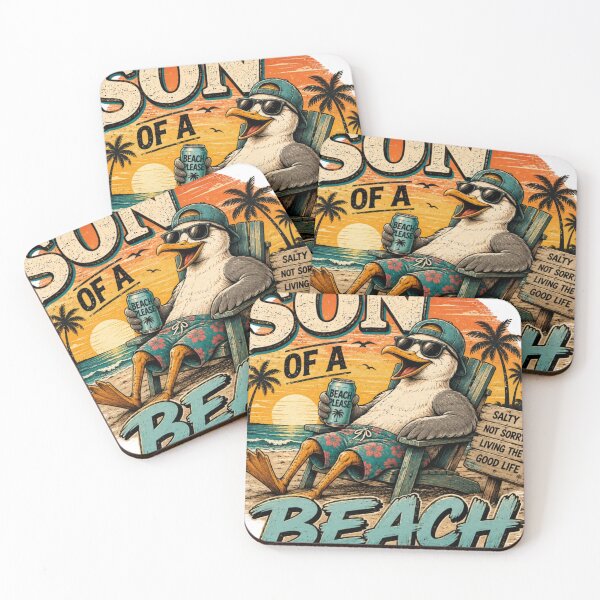 Item preview, Son of a Beach Funny Seagull Beach Vacation Shirt designed and sold by Diesel outlaw .
