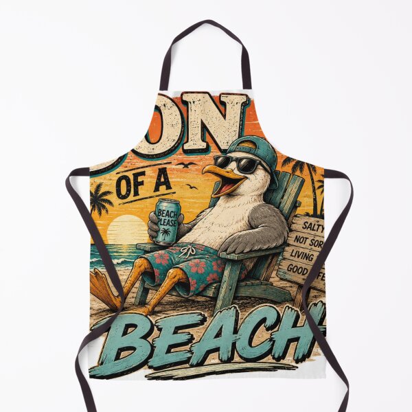 Item preview, Son of a Beach Funny Seagull Beach Vacation Shirt designed and sold by Diesel outlaw .