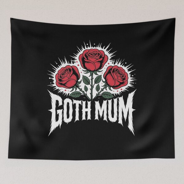 Item preview, Goth Mum with Roses Mothers Day Gift for Gothic Mums designed and sold by Say It With Ink.