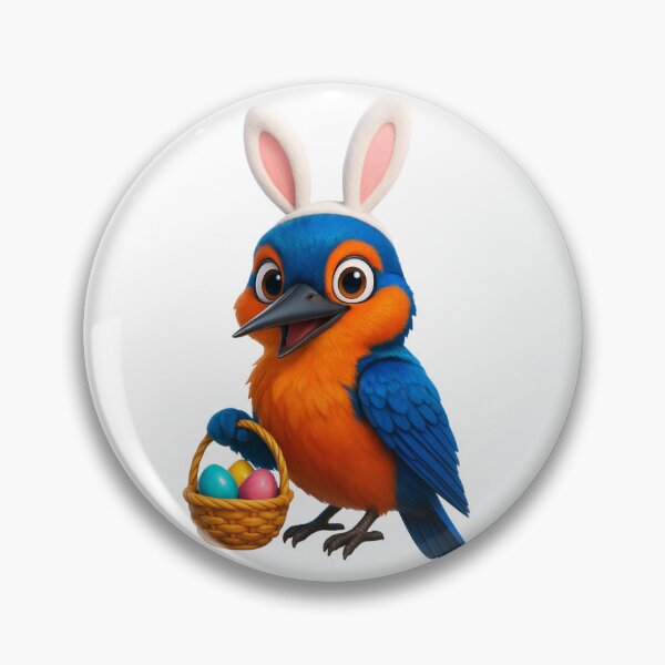 Item preview, Easter Azure Kingfisher designed and sold by Sillytoe.