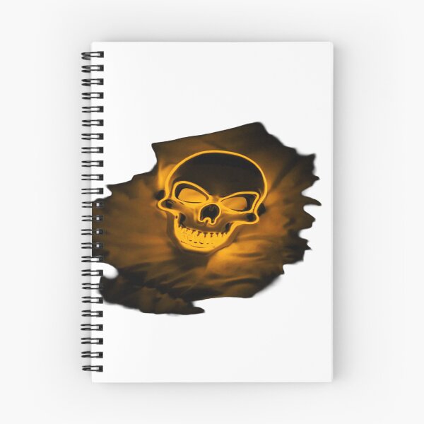 Item preview, Glowing Golden Skull – Dark Gothic Neon Fantasy Art designed and sold by RAYBIL.