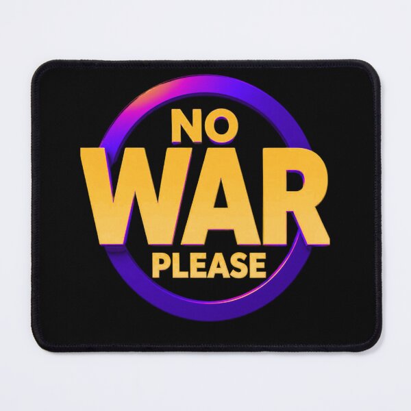 Item preview, No War Please – Peace Message Typography Design designed and sold by IMuDesigner.