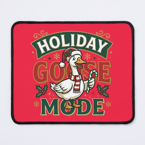 Item preview, Holiday Goose Mode Christmas Goose Shirt Funny Goose Lover Holiday PNG Festive Winter Gift designed and sold by VectorJoy.