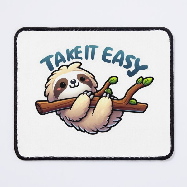 Item preview, Cute Sloth Take Easy Tree Branch Sticker designed and sold by carestazafeli.