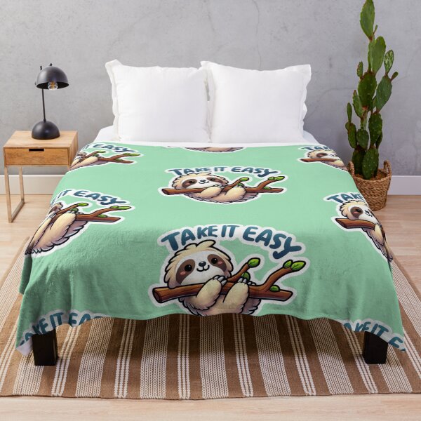 Item preview, Cute Sloth Take Easy Tree Branch Sticker designed and sold by carestazafeli.