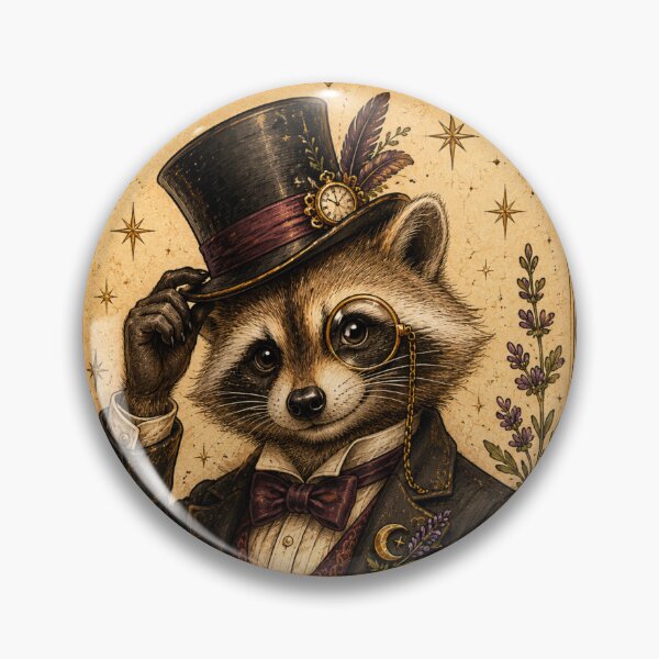 Item preview, Dapper Racoon - Vintage - Edición Luna designed and sold by Midnight-Moss.