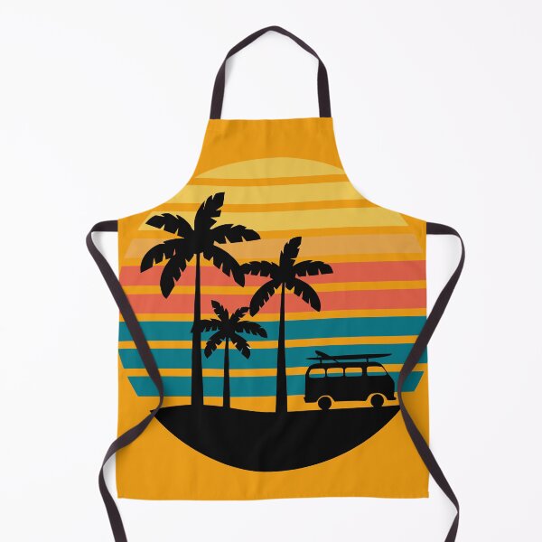 Item preview, Retro Summer Sunset Beach Surf Van designed and sold by xmoudx.