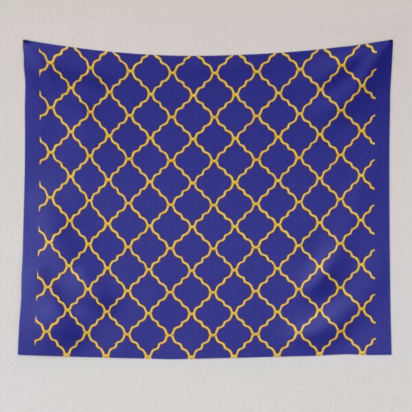 Item preview, Golden 3D Lattice Pattern designed and sold by FilBlue.