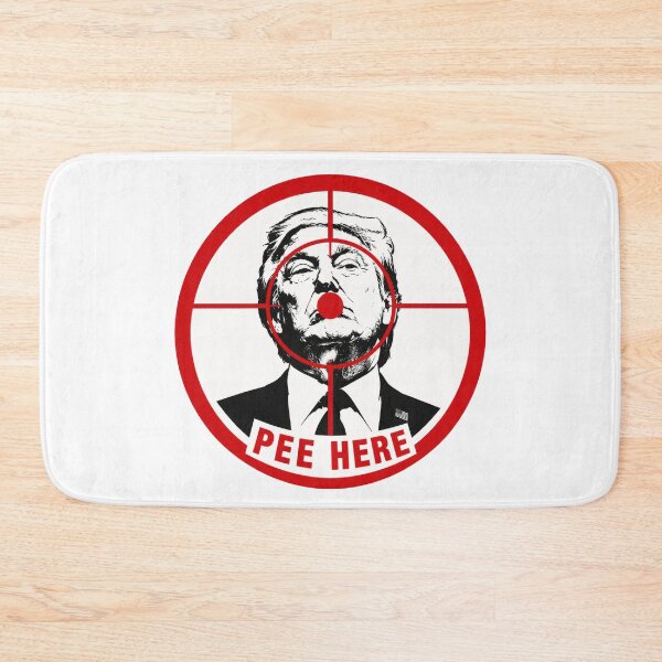 Item preview, Trump Urinal Target Pee Here designed and sold by pixiedustpaint.