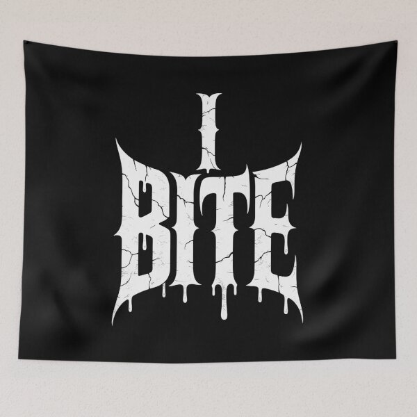 Item preview, I Bite Funny Goth Gift for Gothic and Vampire Lovers designed and sold by Say It With Ink.