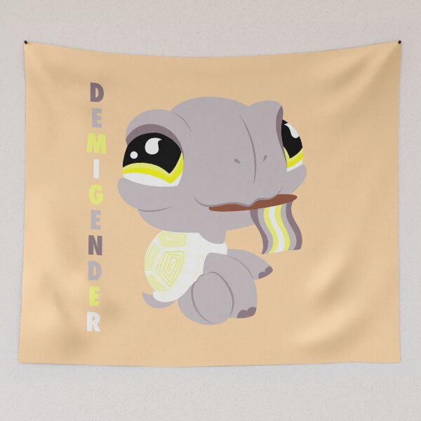 Item preview, Demigender Turtle designed and sold by That_Blind_Artist.