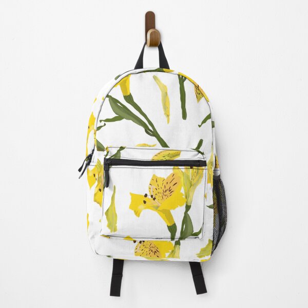 Item preview, Yellow and green Alstroemeria Botanical Flower Hand-Drawn Illustration designed and sold by altastudio.