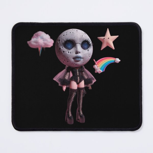 Item preview, Celestial Moon Girl in Gothic Outfit designed and sold by LujziWorld.