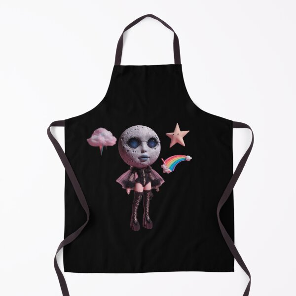 Item preview, Celestial Moon Girl in Gothic Outfit designed and sold by LujziWorld.