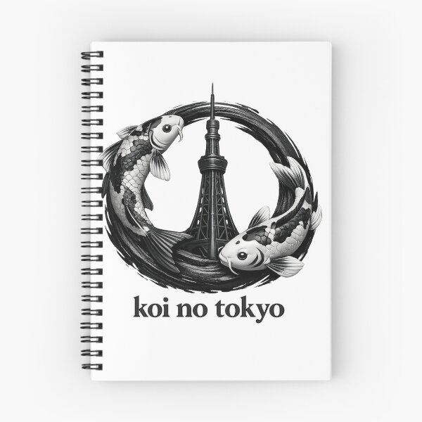 Item preview, Tokyo Koi Fish Zen Emblem designed and sold by Dresut.