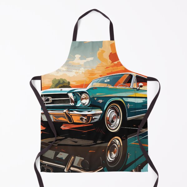 Item preview, Retro Mustang Pop Art – Classic American Muscle Car Wall Art designed and sold by LoveNurseries.