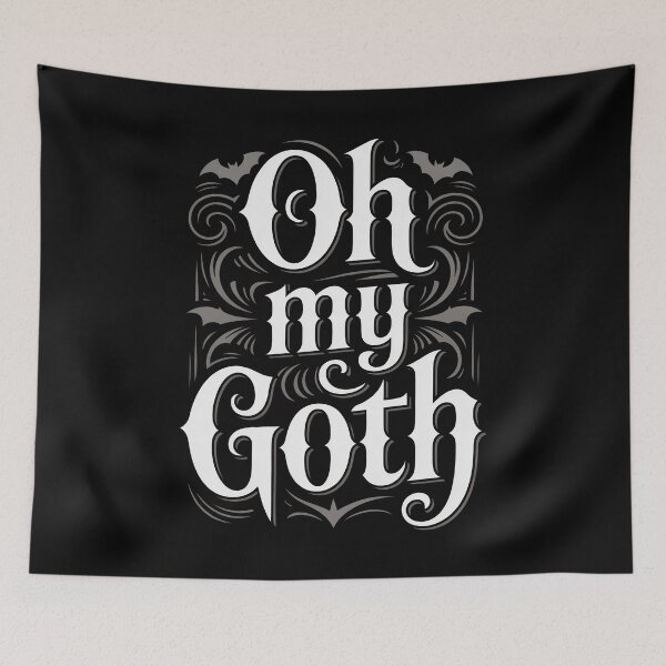 Item preview, Oh My Goth Funny Goth Pun Gift for Gothic Lovers designed and sold by Say It With Ink.