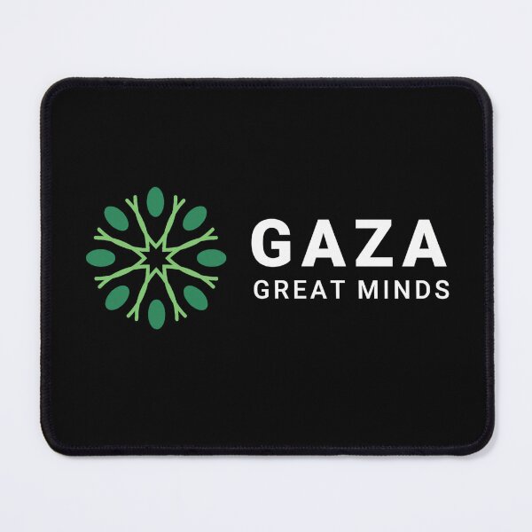 Item preview, Gaza Great Minds Logo (3x1) White Text designed and sold by Gaza Great Minds .