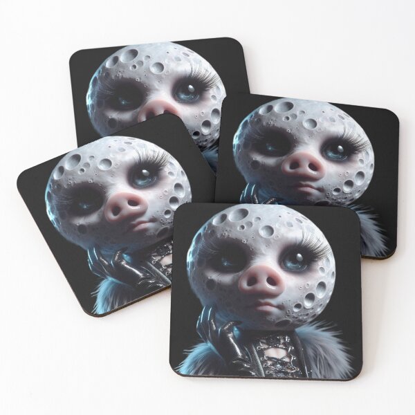 Item preview, Lunar Piglet Portrait designed and sold by LujziWorld.