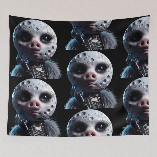 Item preview, Lunar Piglet Portrait designed and sold by LujziWorld.