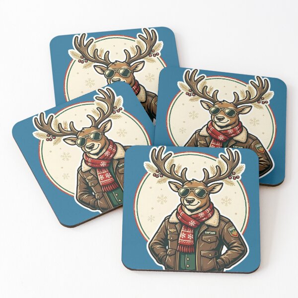Item preview, Captain Reindeer Shirt, Funny Christmas Shirt, Xmas Office Party Shirt, Christmas Manager Gift, Holiday Season Apparel, Festive Graphic Tee designed and sold by VectorJoy.