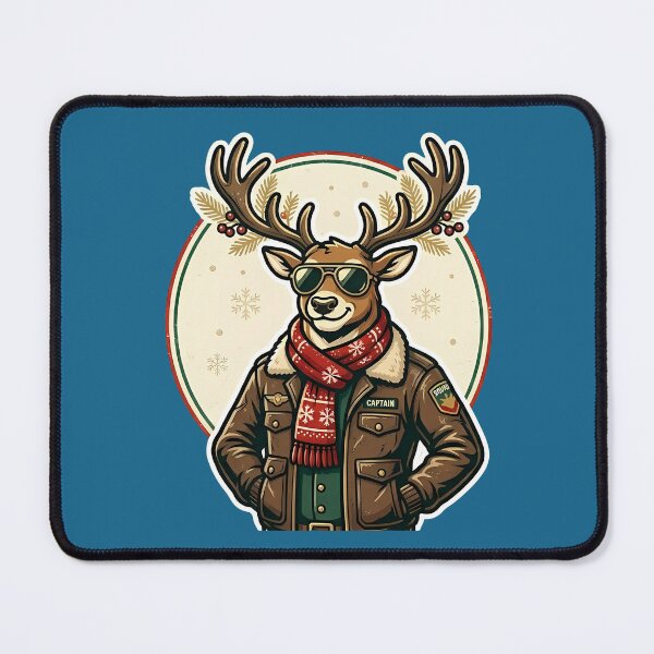 Item preview, Captain Reindeer Shirt, Funny Christmas Shirt, Xmas Office Party Shirt, Christmas Manager Gift, Holiday Season Apparel, Festive Graphic Tee designed and sold by VectorJoy.