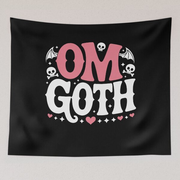 Item preview, OMGoth Funny Kawaii Goth Gift for Pastel Goth Lovers designed and sold by Say It With Ink.