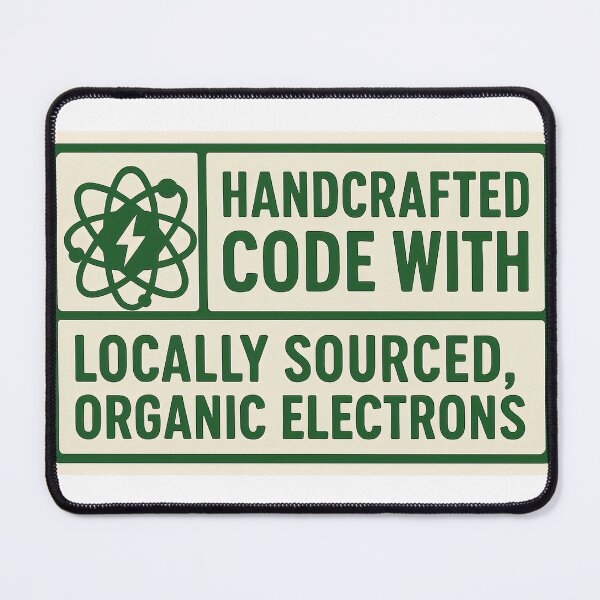 Item preview, Handcrafted Code With Locally Sourced, Organic Electrons designed and sold by cwoodruff1970.