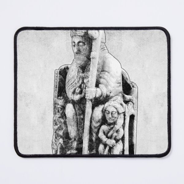 Item preview, 12th Century Norse Lewis Chessman King Ivory Medieval Dark designed and sold by Ghoul Enterprises.