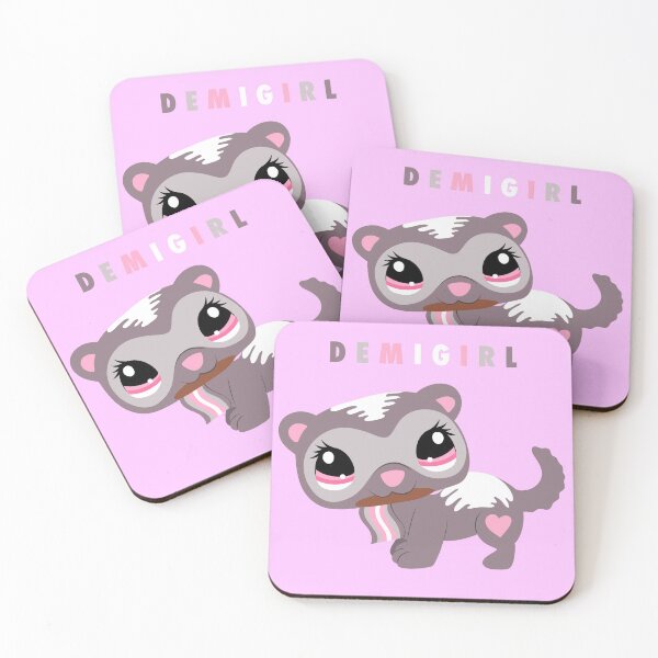 Item preview, Demigirl Ferret designed and sold by That_Blind_Artist.